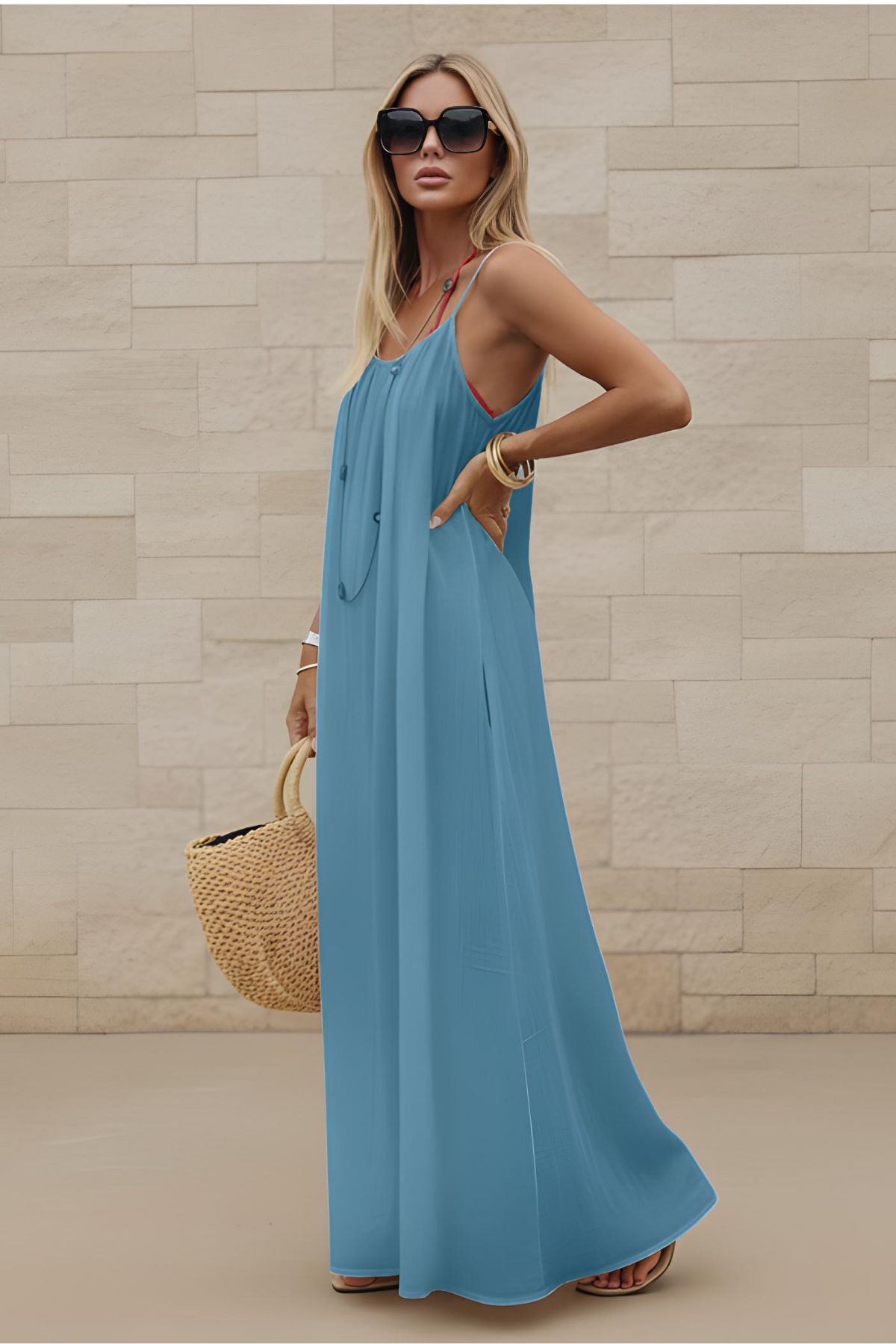 bleu acier doux