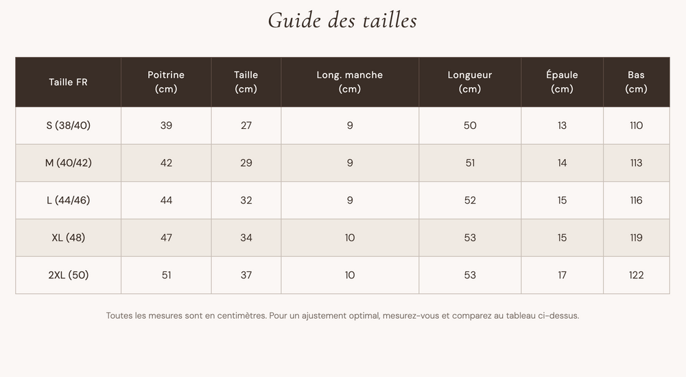 Size Guide