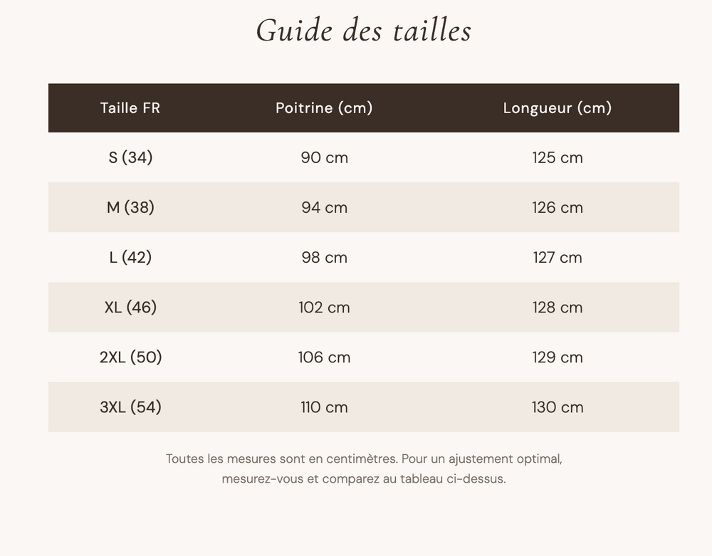 Size Guide